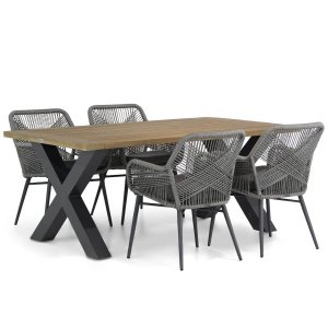 Lifestyle Advance/Cardiff 180 cm dining tuinset 5-delig