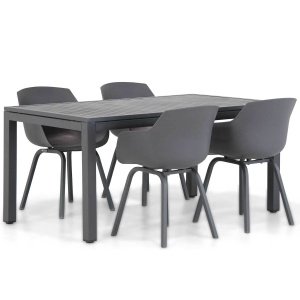 Lifestyle Salina/Concept 160 cm dining tuinset 5-delig