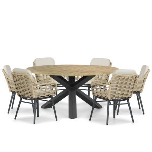 Coco Antoni/Rockville 160 cm dining tuinset 7-delig