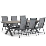 Domani Carino/Forest 240 cm dining tuinset 7-delig