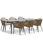 Lifestyle Nice/Vienna 240 cm dining tuinset 7-delig