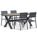 Lifestyle Sella/Forest 180 cm dining tuinset 5-delig
