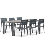 Lifestyle Sella/Young 217 cm dining tuinset 7-delig