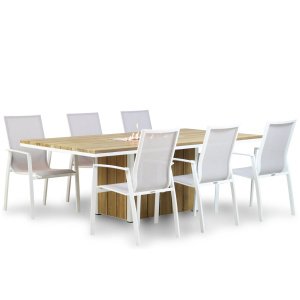 Lifestyle Ultimate/Seaside 220 cm dining tuinset 7-delig