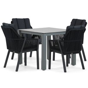 Lifestyle Verona/Yoko 90 cm dining tuinset 5-delig