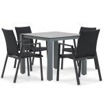 Osmen Joliet/Yoko 90 cm dining tuinset 5-delig