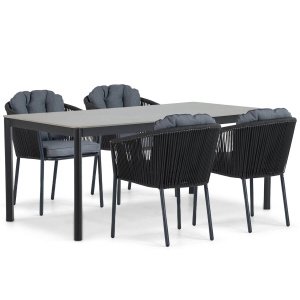 Santika Novita/Como 180 cm dining tuinset 5-delig