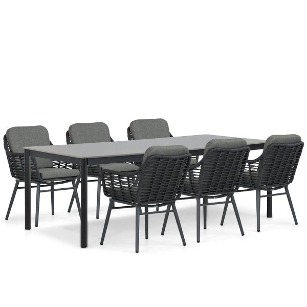 Coco Antoni/Como 220 cm dining tuinset 7-delig