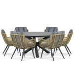 Coco Azzano/Livorno 150 cm dining tuinset 7-delig