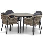 Coco Romeo/Matale 125 cm dining tuinset 5-delig