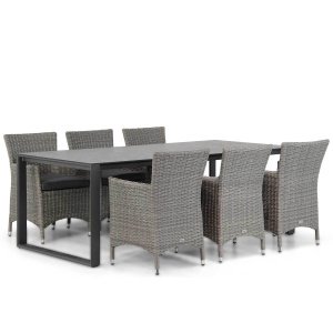 Garden Collections Dublin/Zaga 220 cm dining tuinset 7-delig