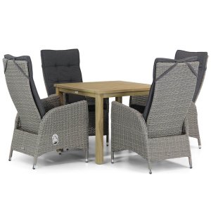 Garden Collections Lincoln/Weston 90 cm dining tuinset 5-delig