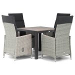 Garden Collections Madera/Young 92 cm dining tuinset 5-delig