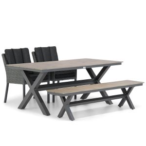 Garden Collections Oxbow/Forest 180 cm dining tuinset 4-delig