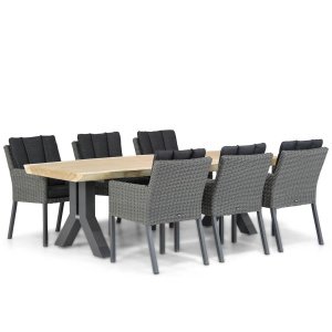 Garden Collections Oxbow/Woodside 240 cm dining tuinset 7-delig