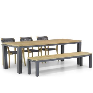 Lifestyle Dallas/Veneto 230 cm dining tuinset 5-delig