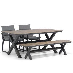 Lifestyle Treviso/Forest 180 cm dining tuinset 4-delig