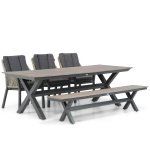 Lifestyle Verona/Forest 240 cm dining tuinset 5-delig