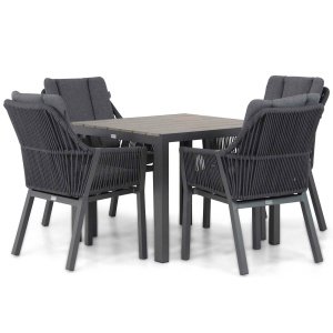 Lifestyle Verona/Young 92 cm dining tuinset 5-delig