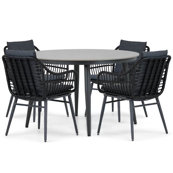 Coco Leonardo/Vienna 120 cm dining tuinset 5-delig