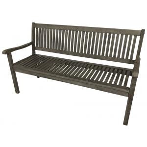 3-zits houten tuinbank grey-wash 152 cm