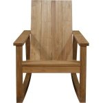 Adirondack rocking Frame teak wood Knock-Down - Chill Dept