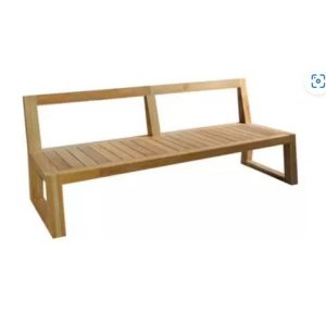 Alec bank zonder armleuning 210x66x81 cm teak - Max&Luuk