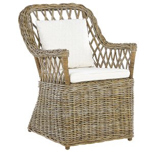 Beliani MAROS - Fauteuil-Natuurlijk-Rotan