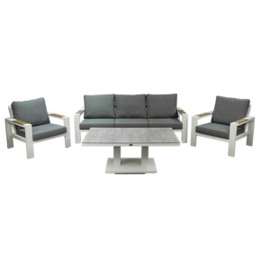 Benton Sofa Loungeset Wit - Buitengewoon de Boet