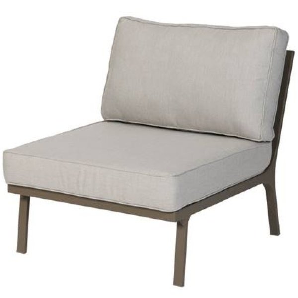 Exotan Orlando Tussenelement Loungeset Buiten - Aluminium - Champagne