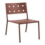 HAY Balcony Lounge Stoel - Iron red