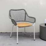 Nohr Outdoor Loungestoel 'Saidah' Teakhout en touw