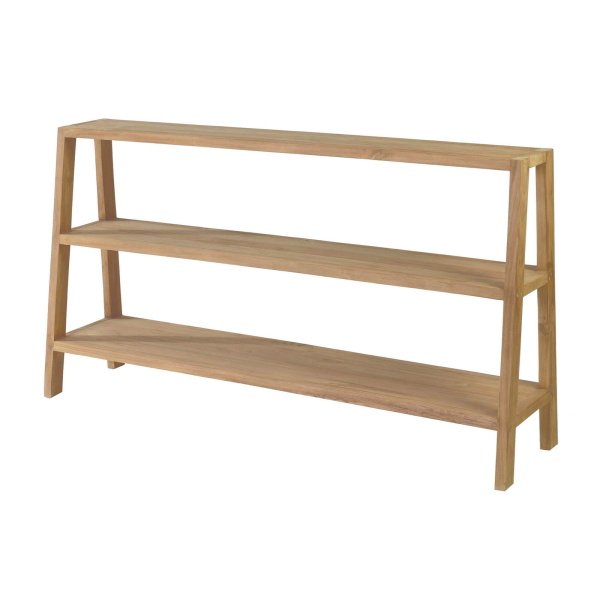 Puck rek breed 150x38x85 cm teak - Max&Luuk