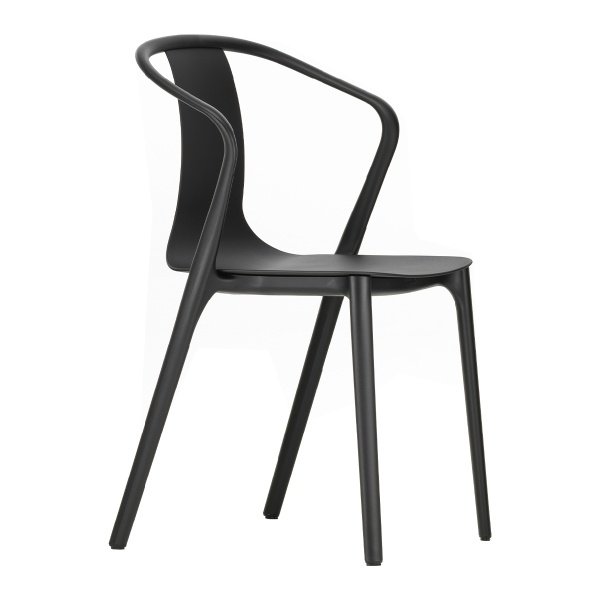 Vitra Belleville Armstoel Kunststof Deep Black