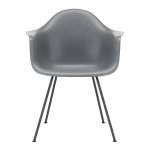 Vitra Eames DAX Armstoel Zwart Onderstel - Granite Grey