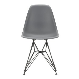 Vitra Eames DSR Stoel Zwart Onderstel - Granite Grey