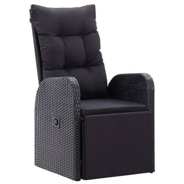 vidaXL Fauteuil Zwart