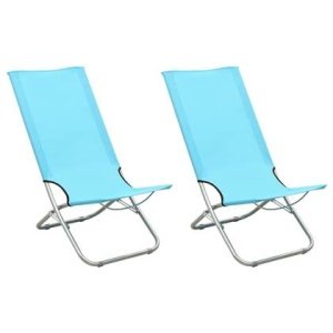 vidaXL Strandstoel Turquoise