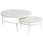 Carson koffietafel wit dia. 6 H 30 cm - Hartman