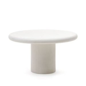 Kave Home - Ronde tafel Addaia van wit cement Ø140 cm