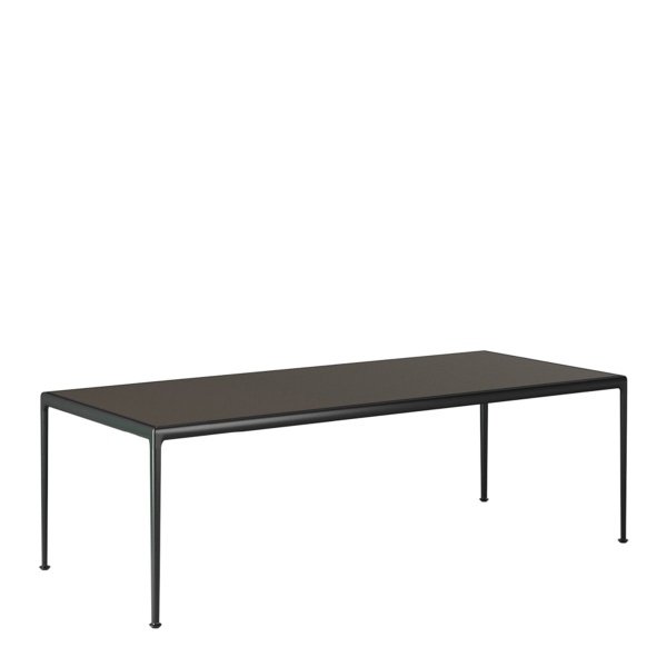 Knoll 1966 Eettafel - 228 x 96.5 cm. Onyx/Donkerbrons