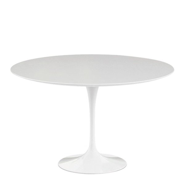 Knoll Saarinen Tulip Eettafel Outdoor - Ø107/Wit