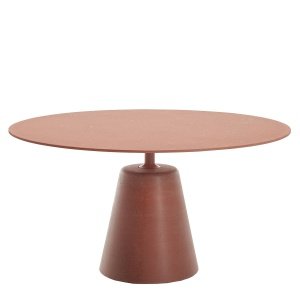 MDF Italia Rock Eettafel Cement - Terracotta / Ø100 x h. 73 cm.