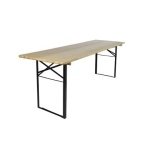 MaximaVida inklapbare picknicktafel Berlijn 200 x 70 cm blanke lak