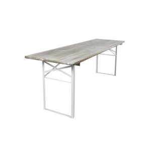 MaximaVida inklapbare picknicktafel Berlijn 200 x 70 cm whitewash