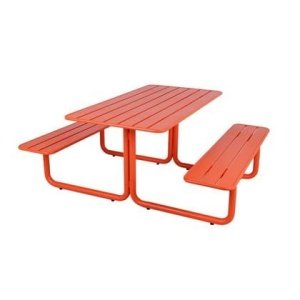 MaximaVida metalen picknicktafel Max oranje