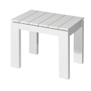 Morris side table 50x40 cm alu white - Max&Luuk