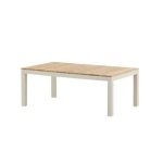 Nest outdoor Milena aluminium tuin salontafel beige - 120 x 70 cm