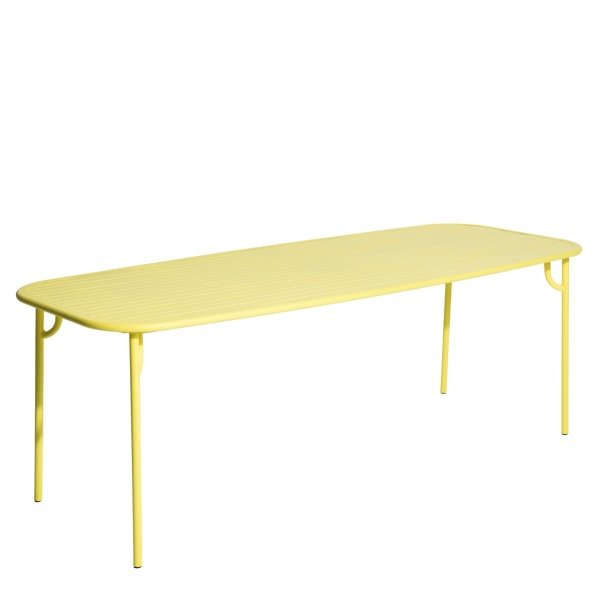 Petite Friture Week-end Eettafel Rechthoek - Large/Yellow