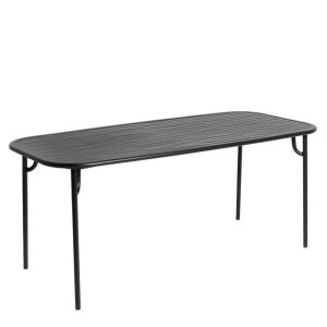 Petite Friture Week-end Eettafel Rechthoek - Medium/Black